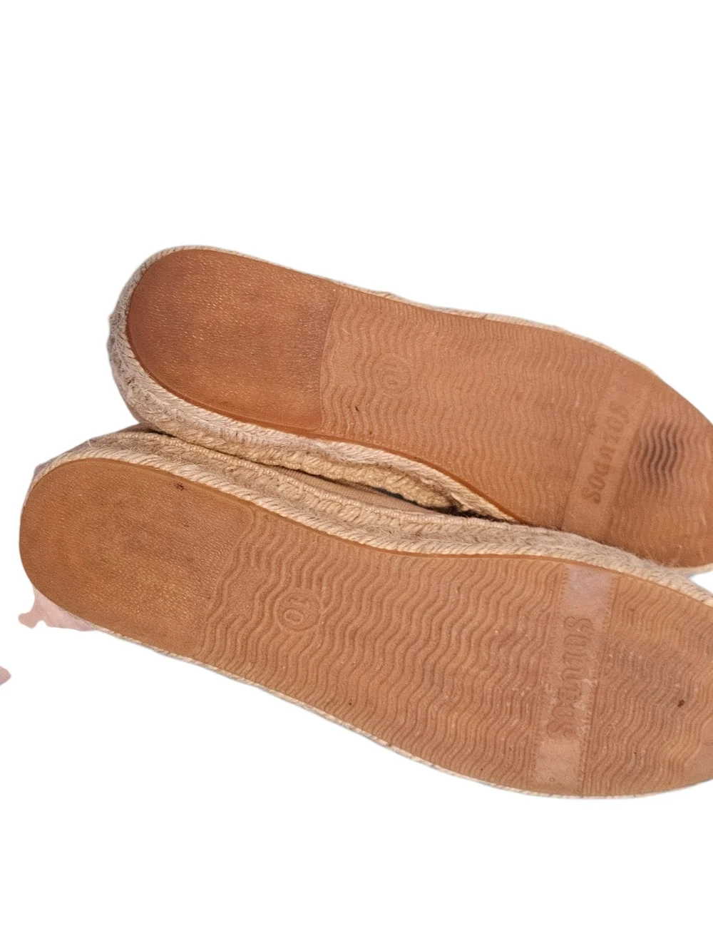 Soludos Smoking Slip On Canvas Espadrille Flats Size 10